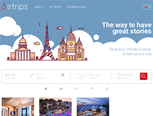 Tablet Screenshot of airtrips.com